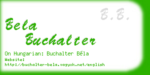 bela buchalter business card